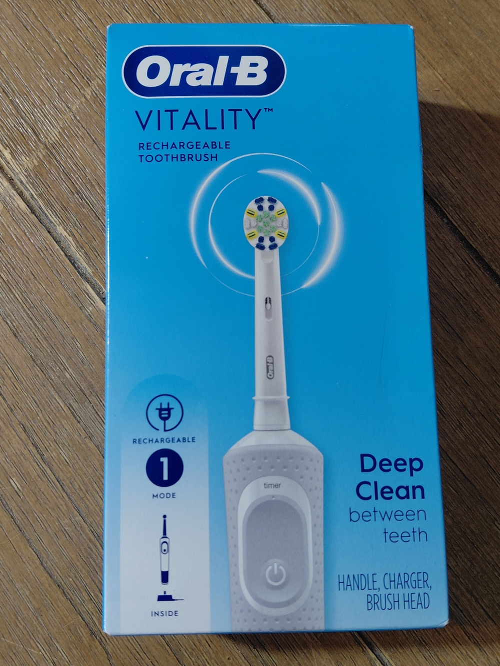 Oral-B Vitality Rechargeable Electric Toothbrush - White